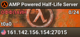 AMP Powered Half-Life Server