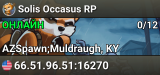 Solis Occasus RP