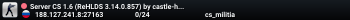 Server CS 1.6 (ReHLDS 3.14.0.857) by castle-host.com