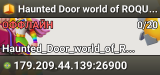 Haunted Door world of ROQUEDOOM