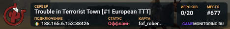 Trouble in Terrorist Town [#1 European TTT]