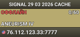 SIGNAL 29 03 2026 CACHE