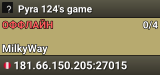 Pyra 124's game