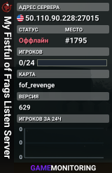 My Fistful of Frags Listen Server
