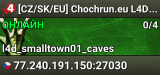 [CZ/SK/EU] Chochrun.eu L4D1 server #1