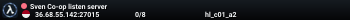 Sven Co-op listen server