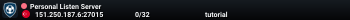 Personal Listen Server