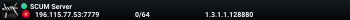 SCUM Server
