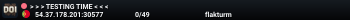 > > > TESTING TIME < < <