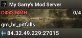 My Garry's Mod Server