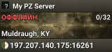 My PZ Server