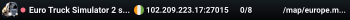 Euro Truck Simulator 2 server