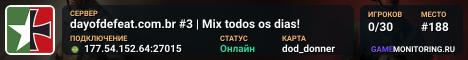 dayofdefeat.com.br #3 | Mix todos os dias!