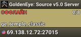 GoldenEye: Source v5.0 Server