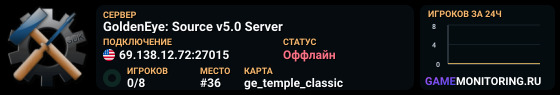 GoldenEye: Source v5.0 Server