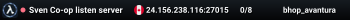 Sven Co-op listen server