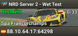 NRD Server 2 - Wet Test