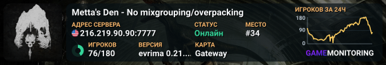 Metta's Den - No mixgrouping/overpacking