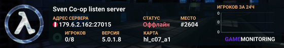 Sven Co-op listen server
