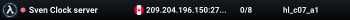 Sven Clock server