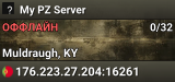 My PZ Server