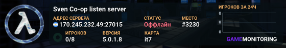 Sven Co-op listen server