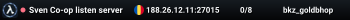 Sven Co-op listen server