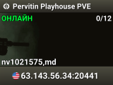 Pervitin Playhouse PVE