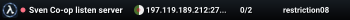 Sven Co-op listen server