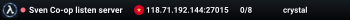 Sven Co-op listen server
