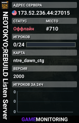 NEOTOKYO;REBUILD Listen Server
