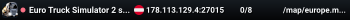 Euro Truck Simulator 2 server