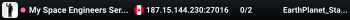 My Space Engineers Server
