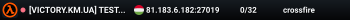 [VICTORY.KM.UA] TEST SERVER