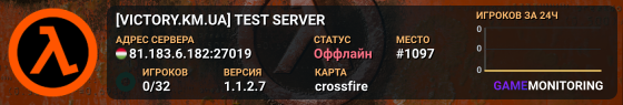 [VICTORY.KM.UA] TEST SERVER