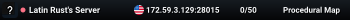Latin Rust's Server