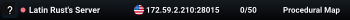 Latin Rust's Server