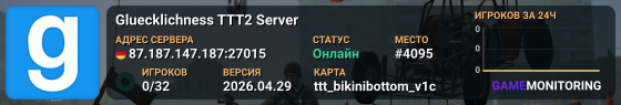 Gluecklichness TTT2 Server