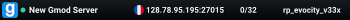 New Gmod Server