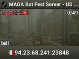 MAGA Bot Fest Server - US West