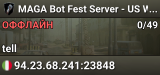 MAGA Bot Fest Server - US West