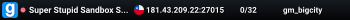 Super Stupid Sandbox Server