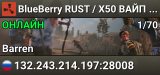BlueBerry RUST / X50 ВАЙП 25.07