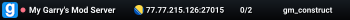 My Garry's Mod Server