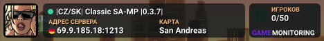 |CZ/SK| Classic SA-MP |0.3.7|