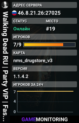 Walking Dead RU | Party VIP | FastDL