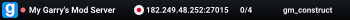 My Garry's Mod Server