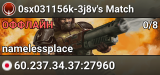 0sx031156k-3j8v's Match