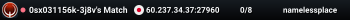 0sx031156k-3j8v's Match