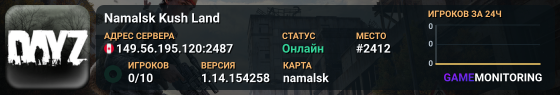 Namalsk Kush Land